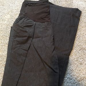 Brown maternity pants